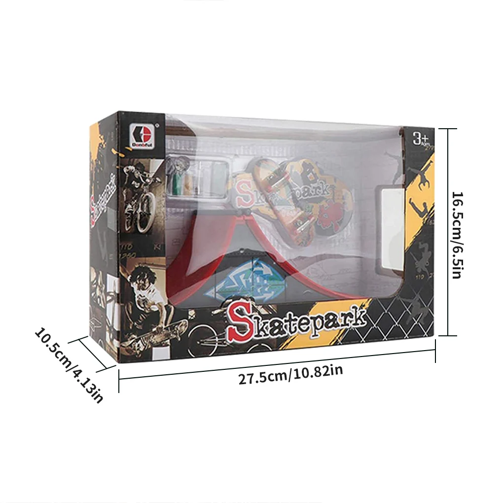 

Fingers Skateboard Kit DIY Venue Set Ramps Skate Park Toys Home type5