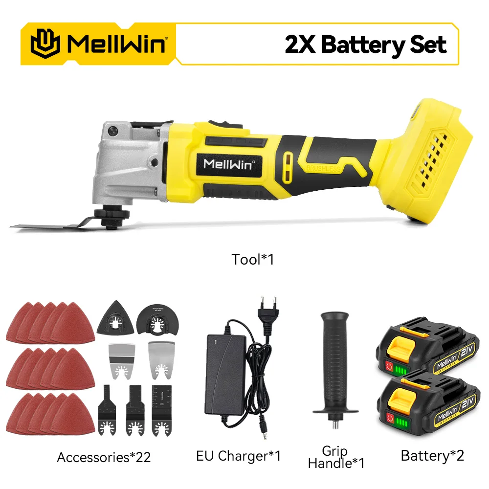 

MELLWIN Бесщеточный Многофункциональный Инструмент 6+3 Шестерни