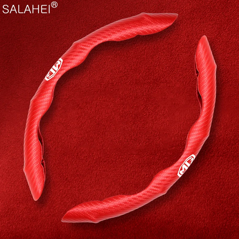 

Leather Car Steering Wheel Cover Breathable Anti Slip Protector For MG GT MG3 MG5 MG6 MG7 HS ZS MG3SW MGTF MG996R MG90S MG995 ZR