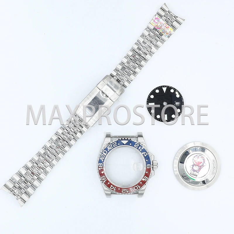 

Часы Clean Factory 116710 126710 юбилейный красный синий Безель GMT Master супер идеальное качество 3186 мужские часы Move t 904L SS