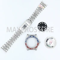 clean factory watch 116710 126710 jubilee red blue bezel gmt master super perfect quality 3186 movement 904l ss mens watch