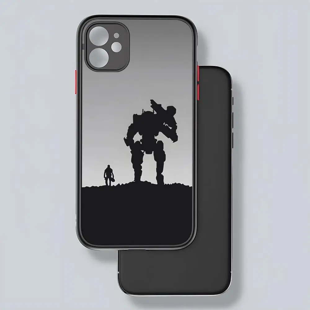 Чехол для телефона Game Titanfall 2 Матовый Прозрачный чехол IPhone 16 15 12 11 13 Pro Max X XR 8 Plus