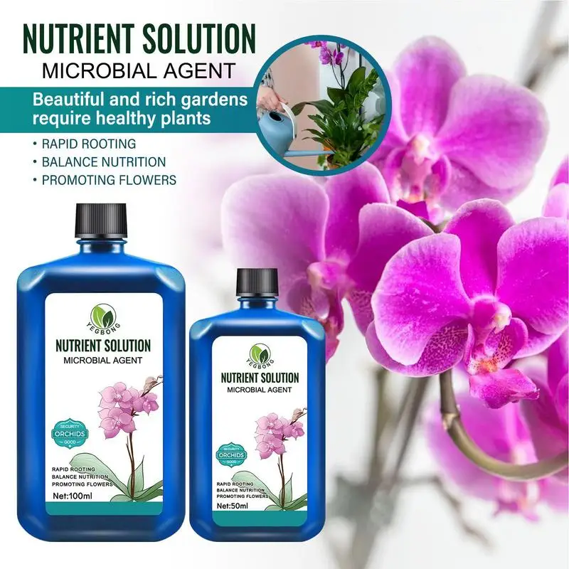 

Plant Nutrient Solution Growth Enhancer Supplement Liquid For Plants Vegetable Roots Flower Fertilizer Blend For Pre-Flowering