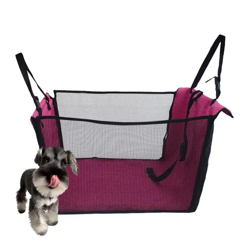

Pet Car Booster Seat Carrier Breathable Washable Pet Booster Travel Cags 60*50*35cm/23.6*19.7*13.8in Pet Booster Travel Cags For
