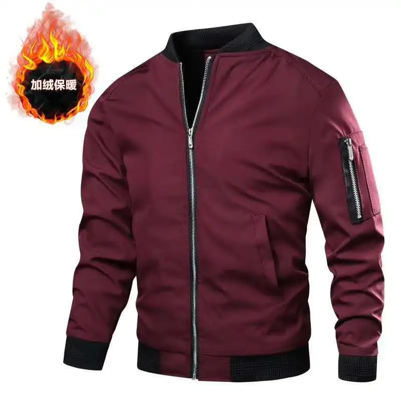 Autumn winter Men's Bomber Jackets 