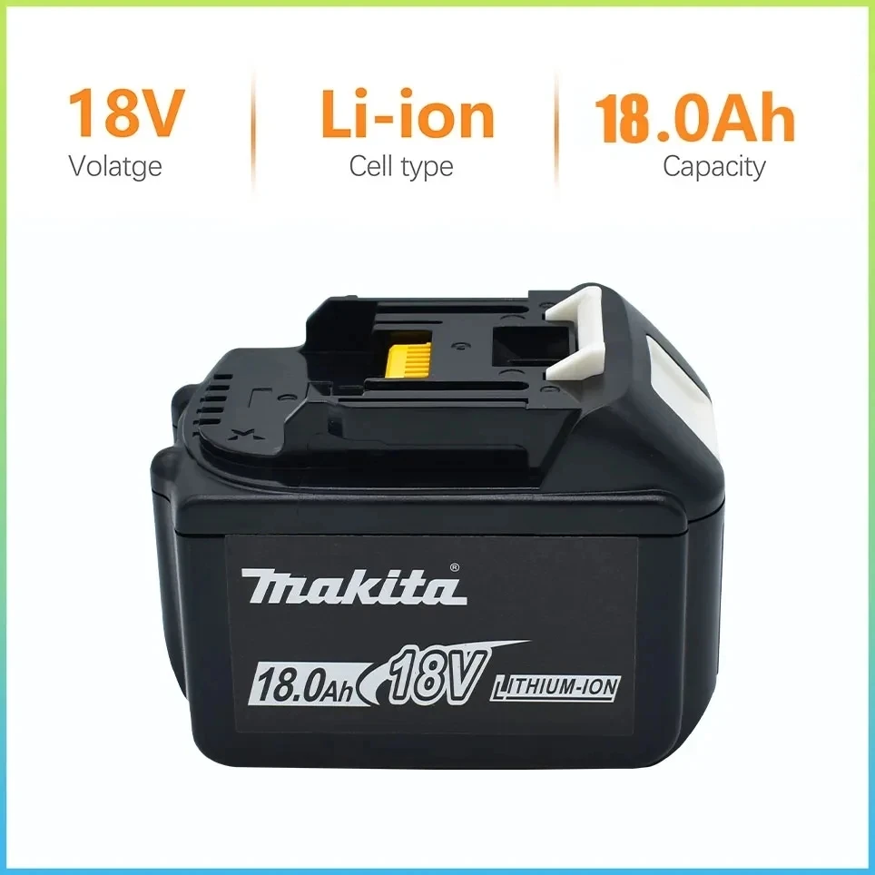 Аккумуляторная батарея Makita 18V 18.0Ah для BL1830 BL1840 BL1850 BL1850B