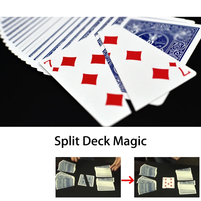 

Split Deck Card Magic Tricks Chaos Returned To Order Deck Magic Tricks Close Up Magic Illusions Gimmick Props