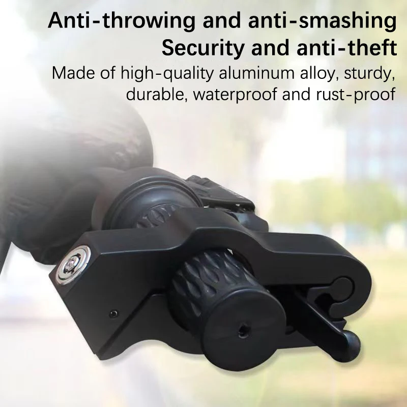 Ручка блокировки руля мотоцикла сплошной замок имитирующая кражу тяга