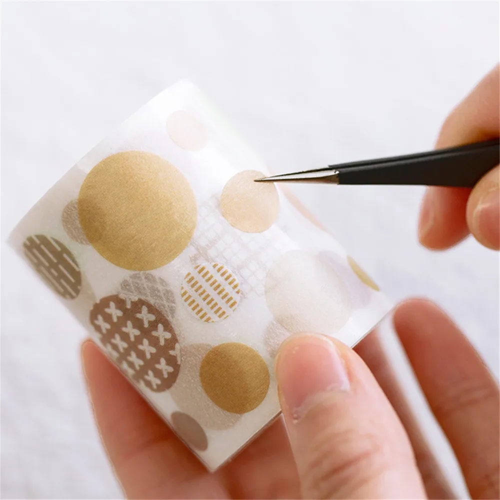 

1pc Stainless Steel Tweezers DIY Scrpabooking Hand Account Tape Sticker Tool Journal Gadgets Practical Portable Eyebrow Tweezers