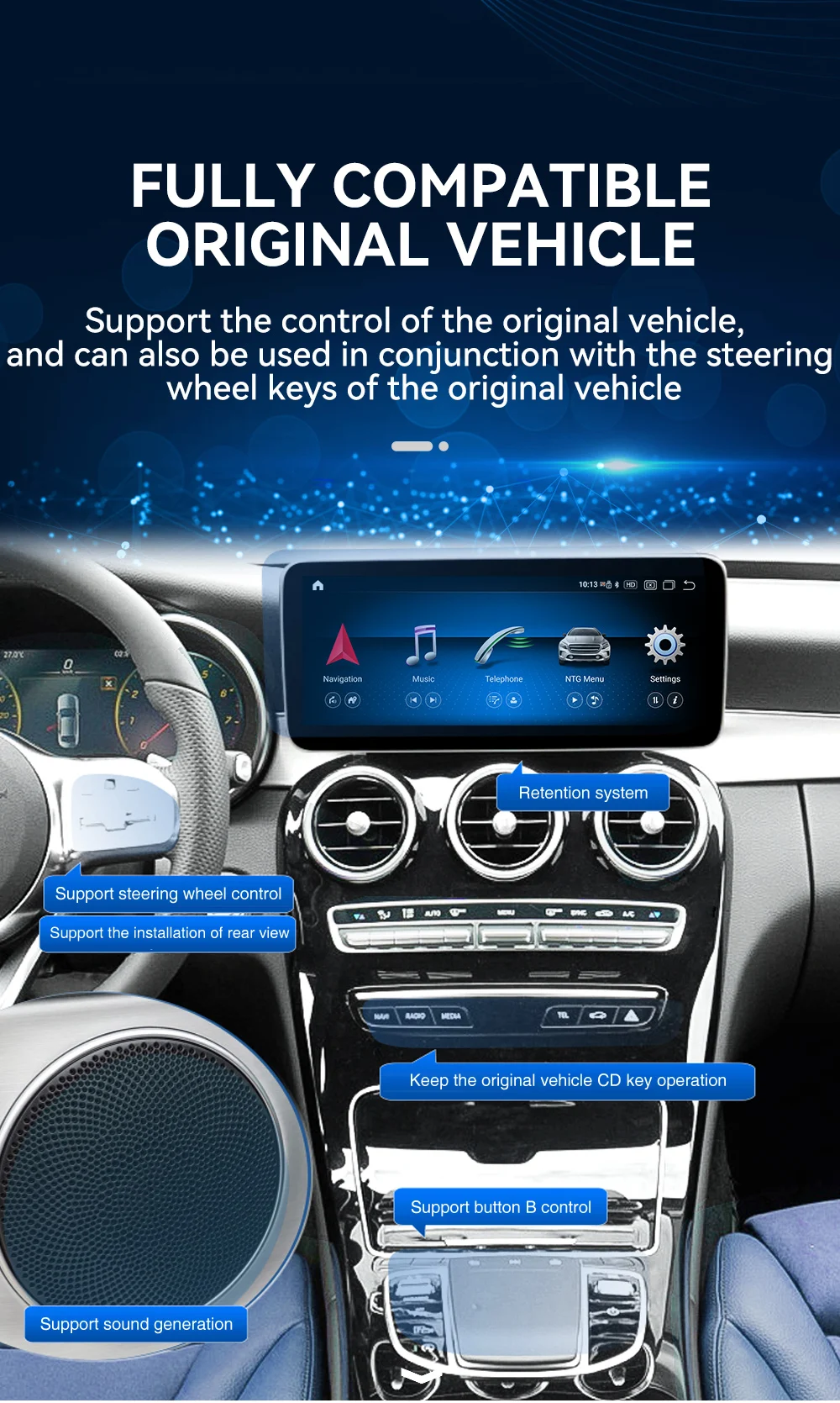 Carplay Android 13 12,3 для автомобильного радио Mercedes Benz E Class W212 S212 2009-2016, автомобильный GPS-навигатор, мультимедийный плеер, головное устройство (art.: 3920ca71e0f46) - 3920ca71e0f46