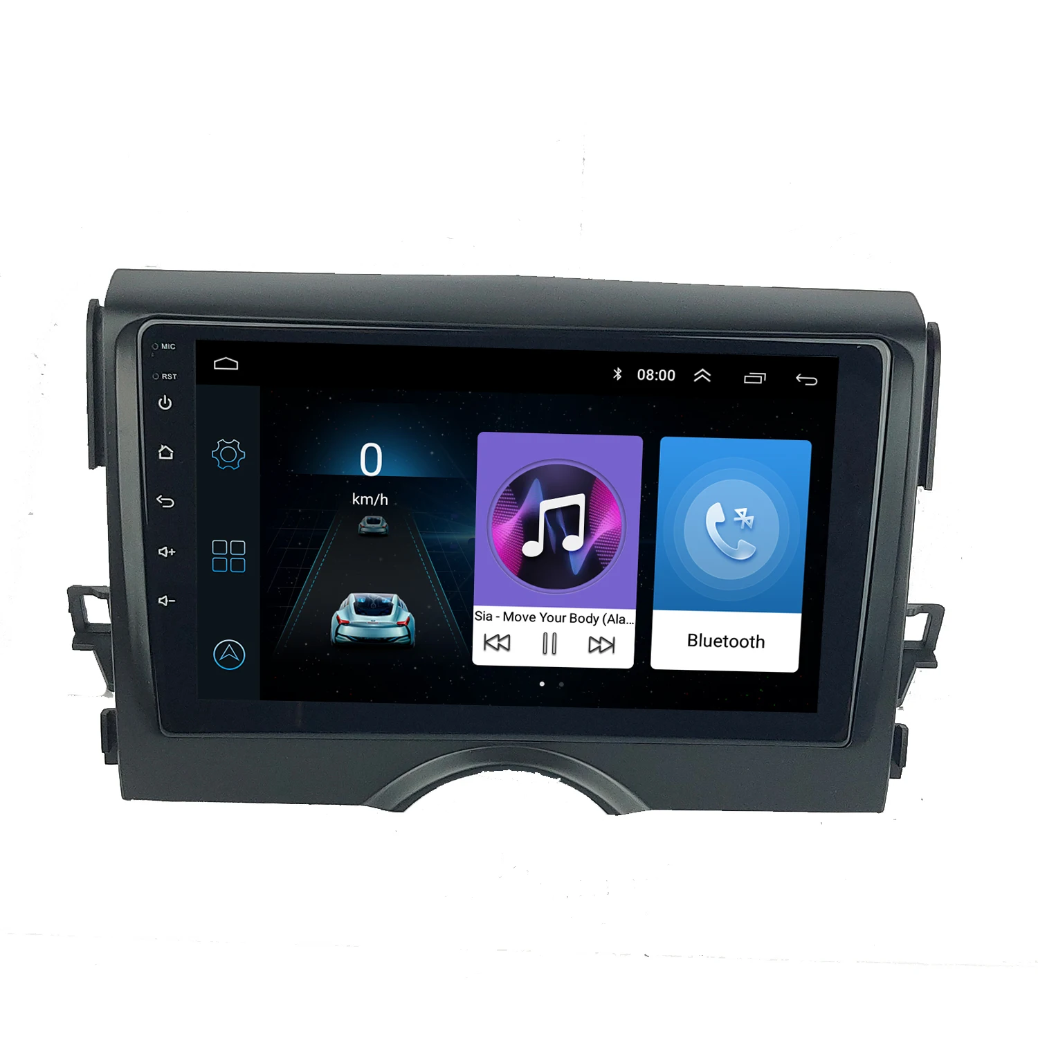 9 дюймовая рама радио для TOYOTA Mark X Reiz 2009 + стерео GPS DVD-плеер устанавливаемая
