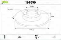 

197699 плоское зеркало заднего тормоза FR V CTDI STREAM для