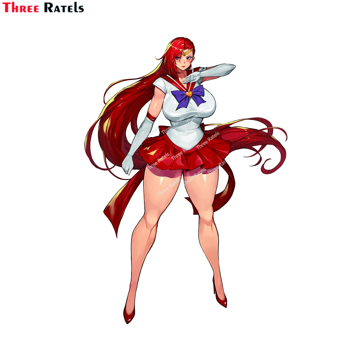 

Three Ratels G57 Sailor Of Mars Colorful Car Stickers Walls Doors And Windows Yacht RV SUV Waterproof Decals