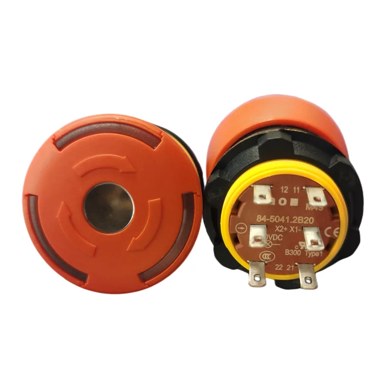 

84-5340,0020 84-5041.2B20 Swiss EAO Кнопка аварийной остановки, выбор клавиш, поворотный выключатель, выключенная полка