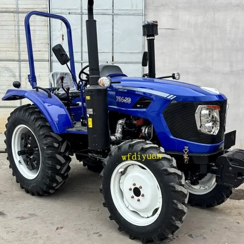 Сельскохозяйственный трактор 4x4 90hp AC кабина сельскохозяйственный дизельный