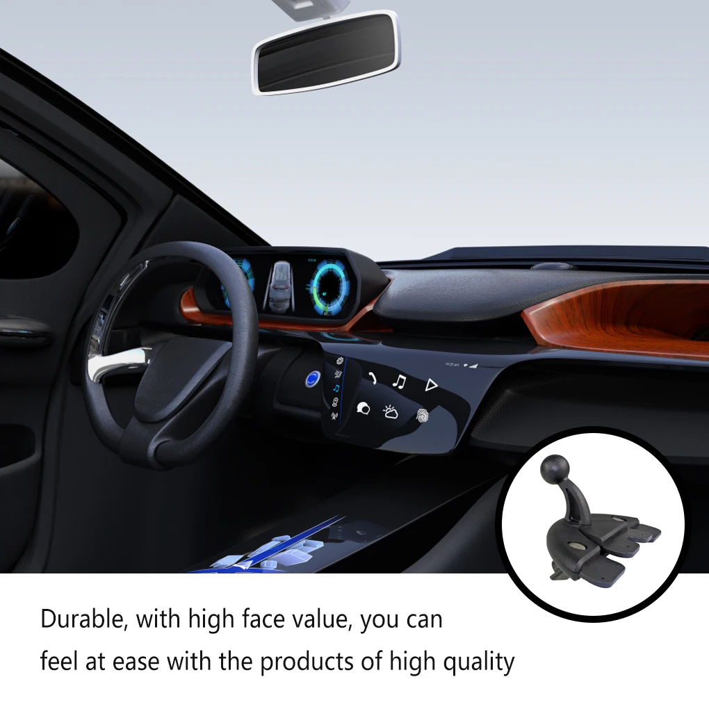 Port Phone Holder Rotary Replacement Stylish Automotive Cellphone Stand Bracket Rack Accessories