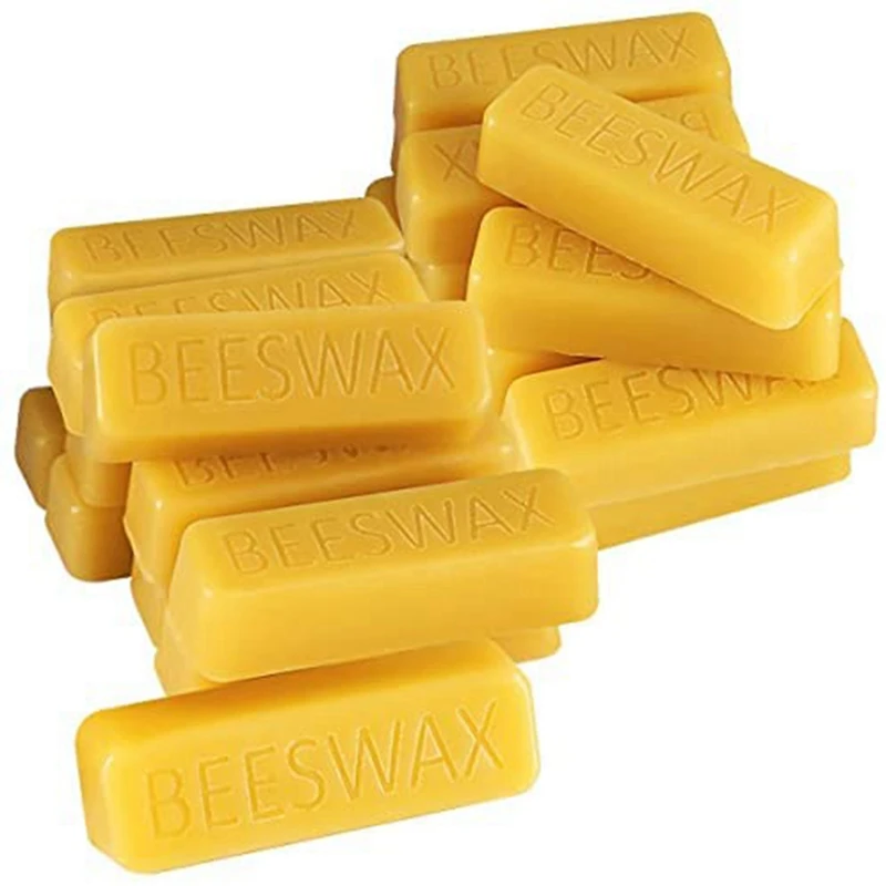 

Yellow Beeswax Bars 24Oz,1Oz For Each Beeswax Bars,Pack Of 24 Beeswax Bars Cosmetic Grade