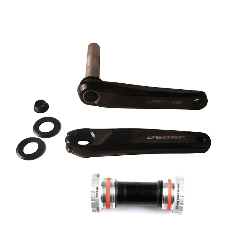 DEORE M6120/M7100/M8100 170/175 мм Кривошип для M6100 M7100 M8100 без BB или с BB52 MT800 Нижний Кронштейн