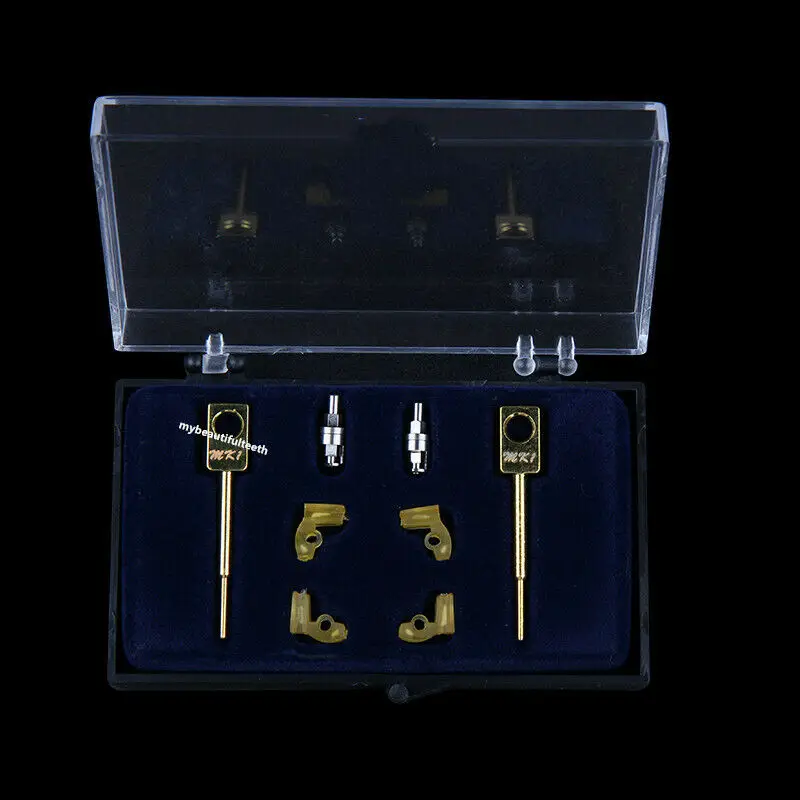 

2 Sets/box Dental Lab MK1 Attachment Parts Technician Dentist Titanium MK1 Dental Metal Partials
