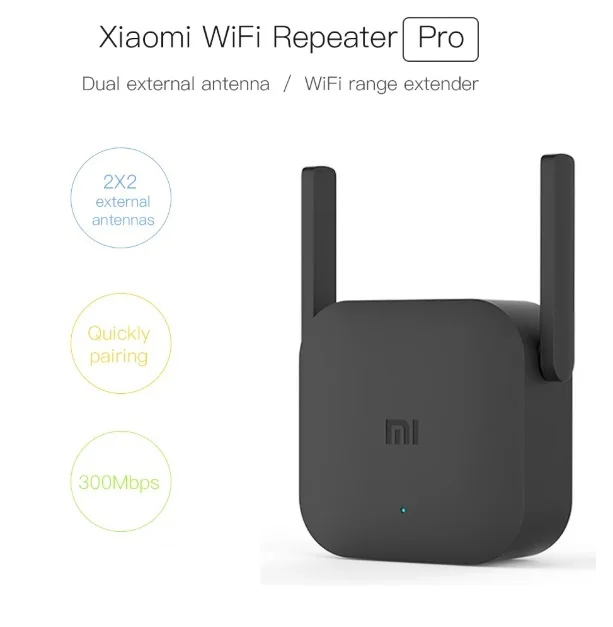 Оригинальный Wi-Fi ретранслятор Xiaomi Mi профессиональный удлинитель 300 Мбит/с