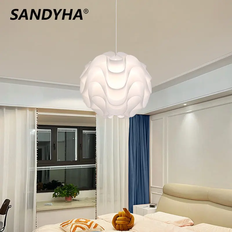 

SANDYHA Pendant Lights Lamp Luces LED Lustre Lamparas Colgantes Para Techo Chandelier For Living Room Decoration Lampen Hanglamp