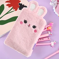 brandnew cute plush pencil pouch coin purse wallet bag cosmetic makeup bags case organizer holder with zipper for kids girls