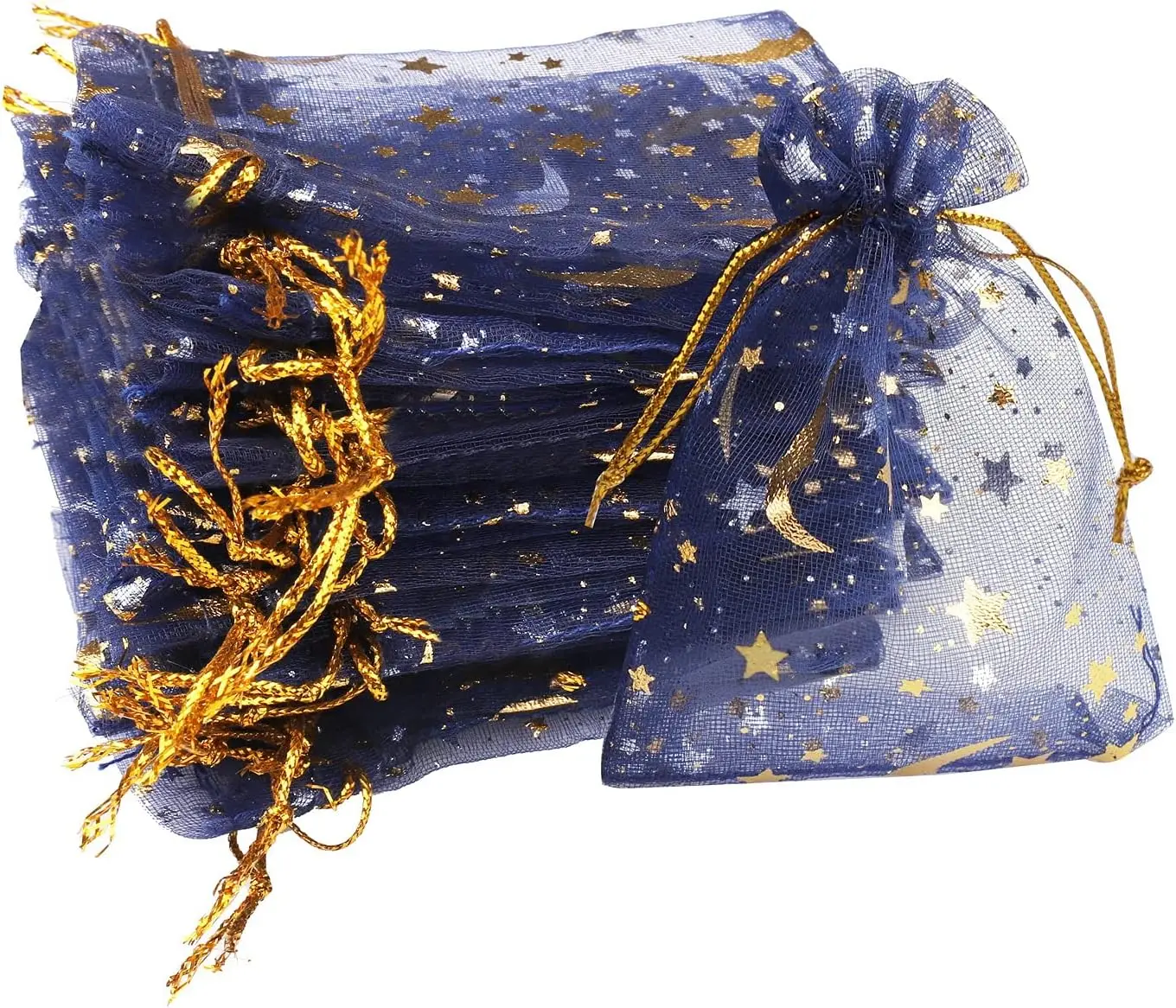 Мешочки из органзы с лунной звездой, 100 шт. хо гё брат волка том 2 суд лунной ночью