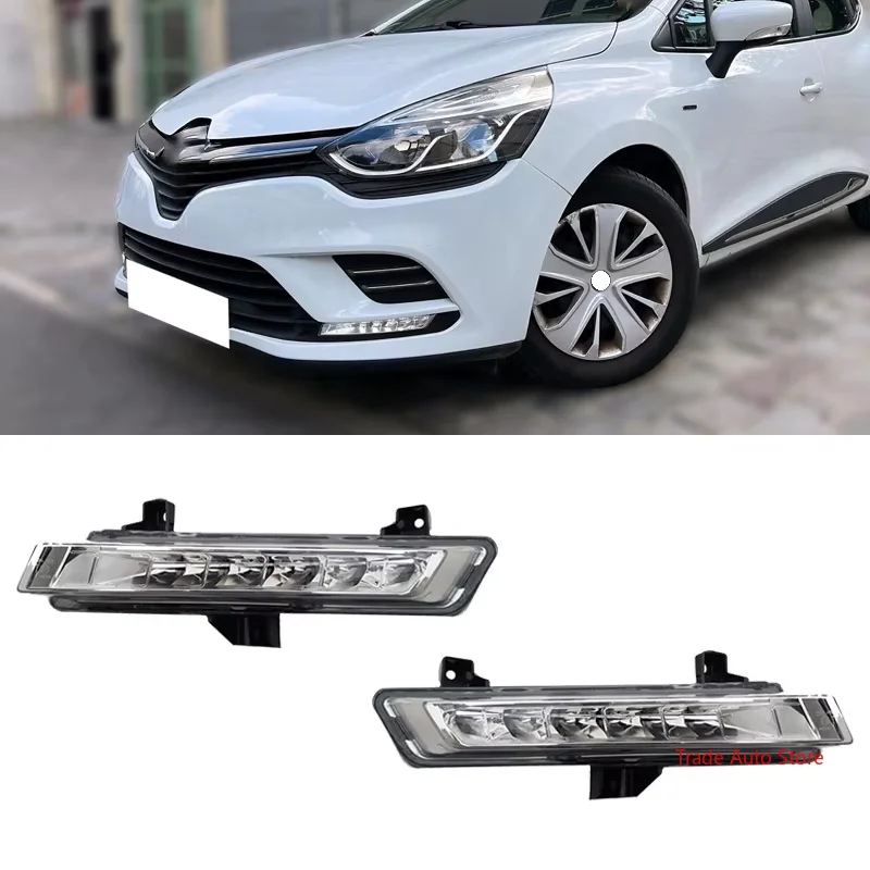 Фото Передние противотуманные дневные фонари для Renault Clio IV 4 2016-2019 266051034R 266007864R Запасная часть №1