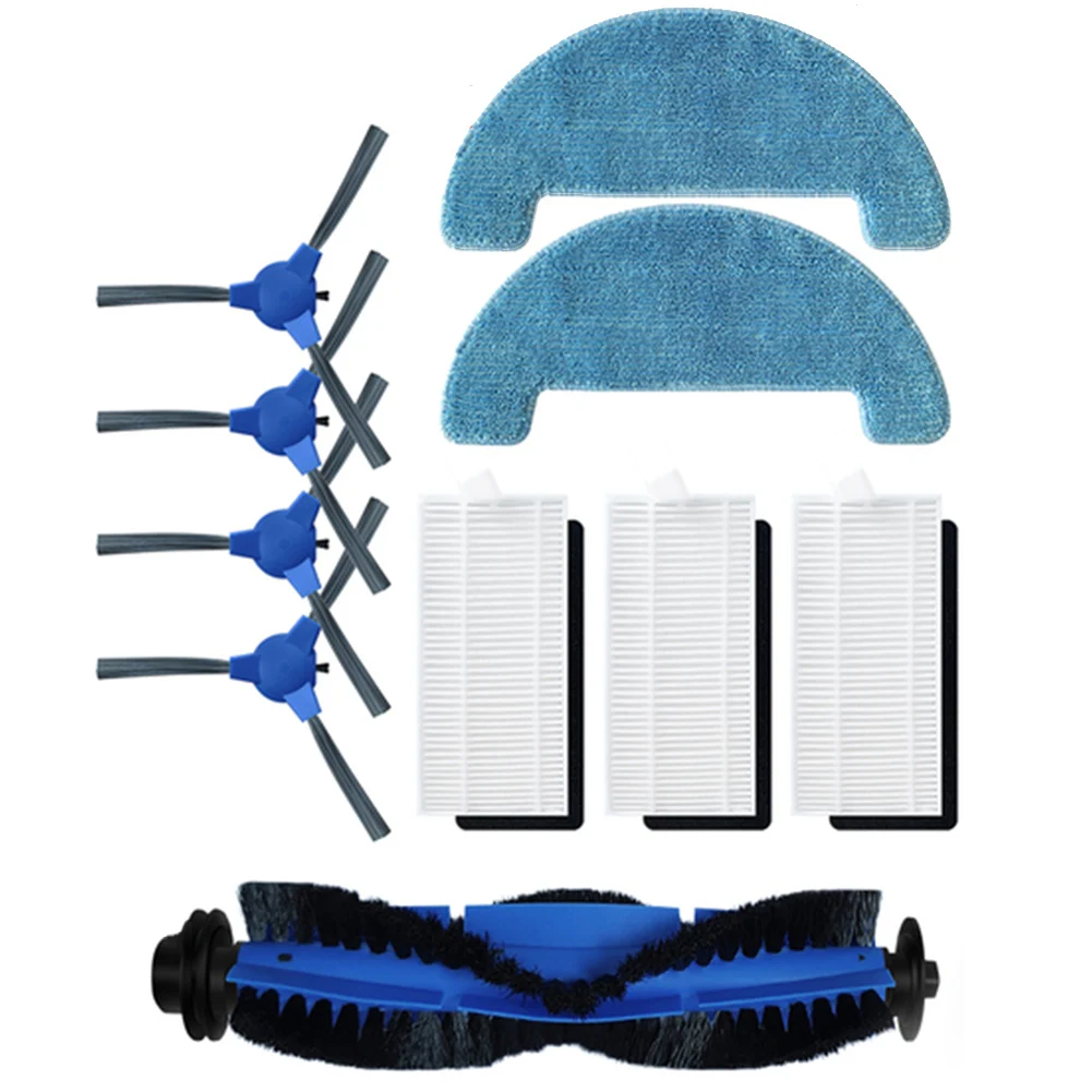 

Durable Side Brushes Accessories 1set Brush Roll Filters For Venga VG Rvc 3000 3001 Microfiber Cloths Replaced