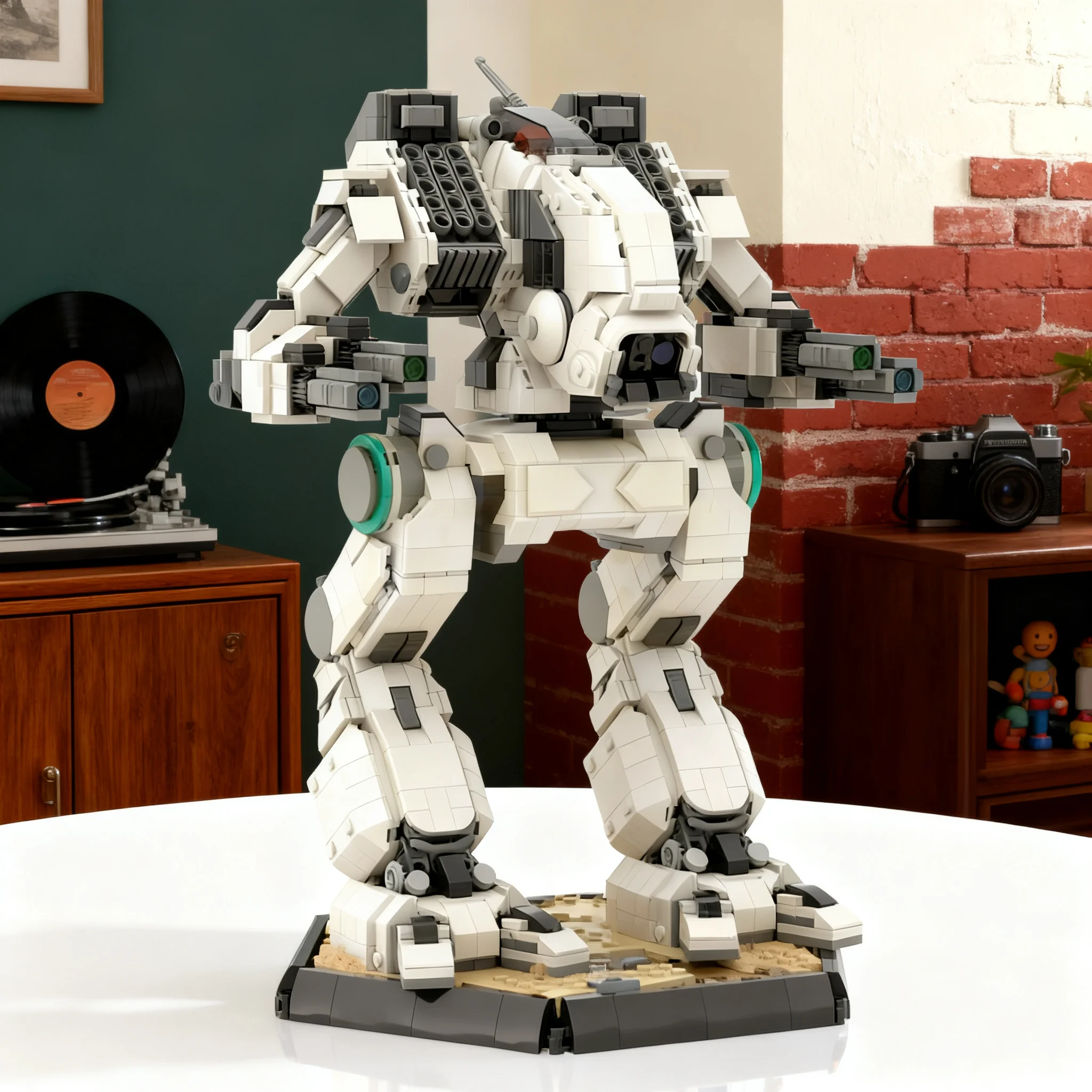 Фото 2198 деталей MOC Mad Dog Vulture Prime: Конструктор-модель меха-воина из Battletech, архитектурные игрушки, подарки на день рождения, для сборки №1
