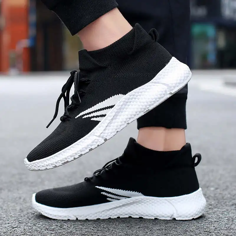 

Sneakers Man Sport High-Top Men's Running Sport Shoes Recreation Sports Man Shoes Rhinestone Autumn Sneakers For Men Dad Tennis