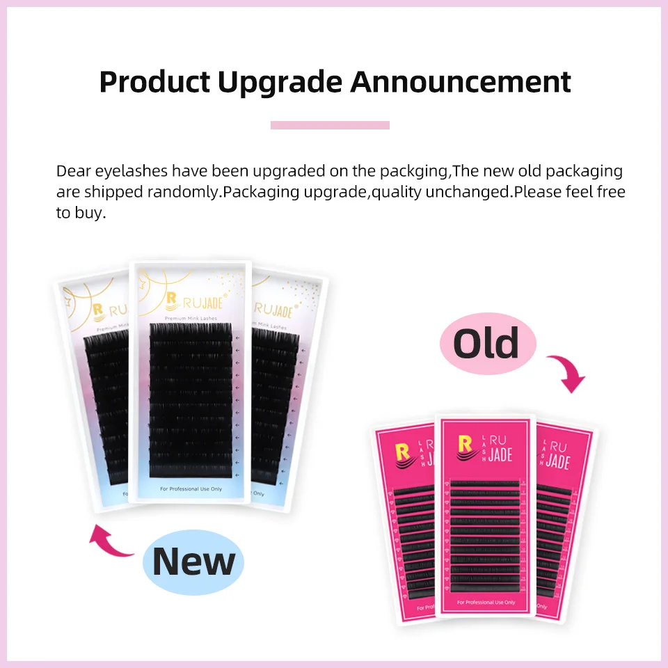 10 Trays/Lot False Mink Eyelash Extension Individual Silk Eyelash Lashes maquiagem cilios for Professionals Makeup Volume Lashes