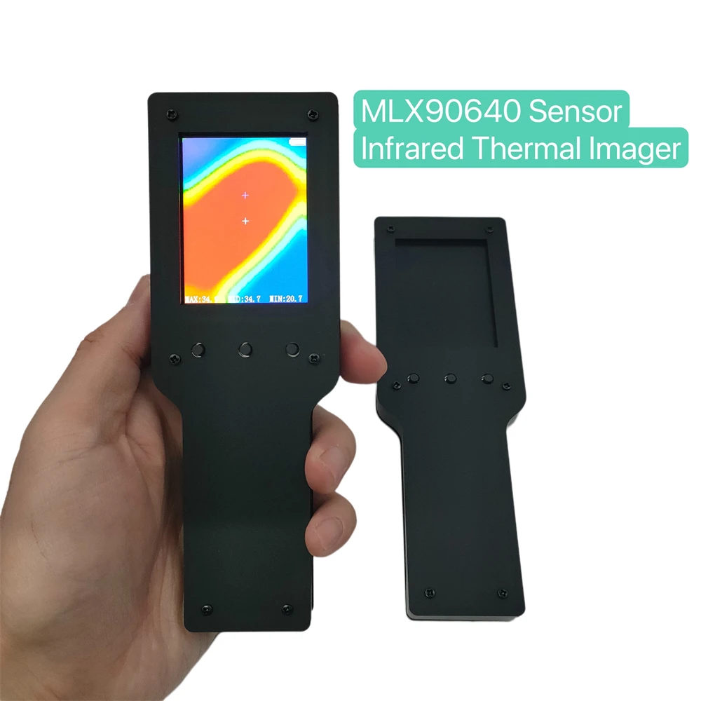 

MLX90640 Handheld Infrared Thermal Imager 2.4" Screen Industrial Security Testing Temperature Sensor Detector
