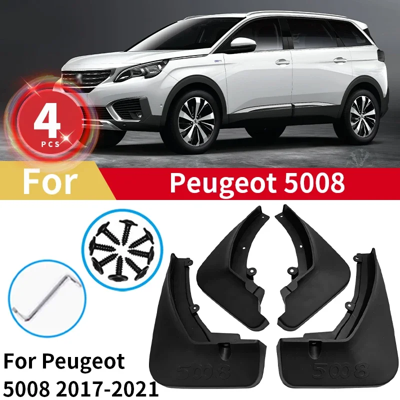 Брызговики для 2017 2018 2019 2020 2021 Peugeot 5008 брызговики аксессуары передних и задних
