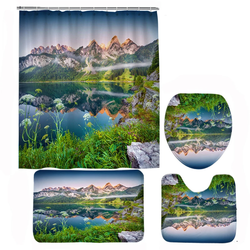 Ландшафтный Океанский душ искусственные зеленые растения деревья морской