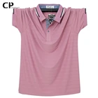 CPCOEPAX рубашка-поло с коротким рукавом Для мужчин из полиэстера для мальчиков высокий мужской большой Топ Футболка Бизнес дышащая рубашка-поло из мягкой ткани негабаритных 5XL 6XL