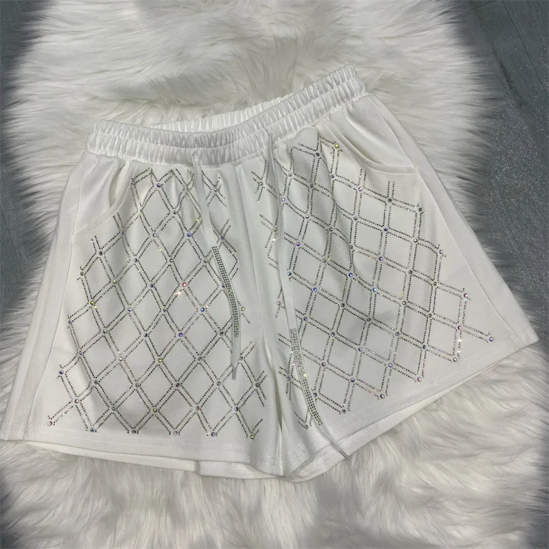 Black Shorts Women Summer Shorts High Waist Slimming Gem Sports Casual Short Pants Outer Wear Pants