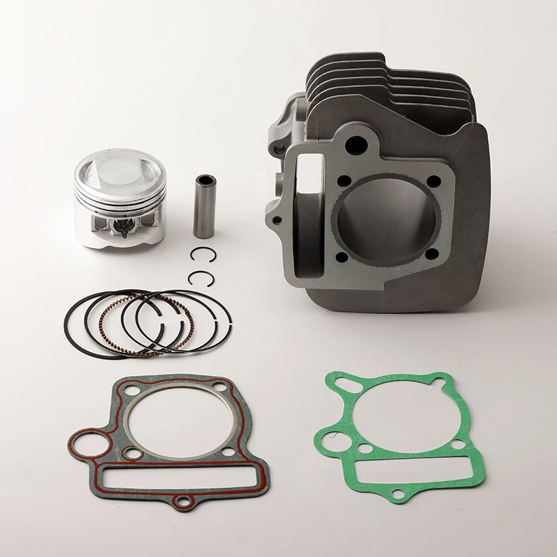 Мотоцикл Детали двигателя 56 мм Цилиндр Корпус Поршни Кольца Прокладка для YX140 YX 140cc го-карт Квадроцикл ATV Грязь Яма Велосипед.