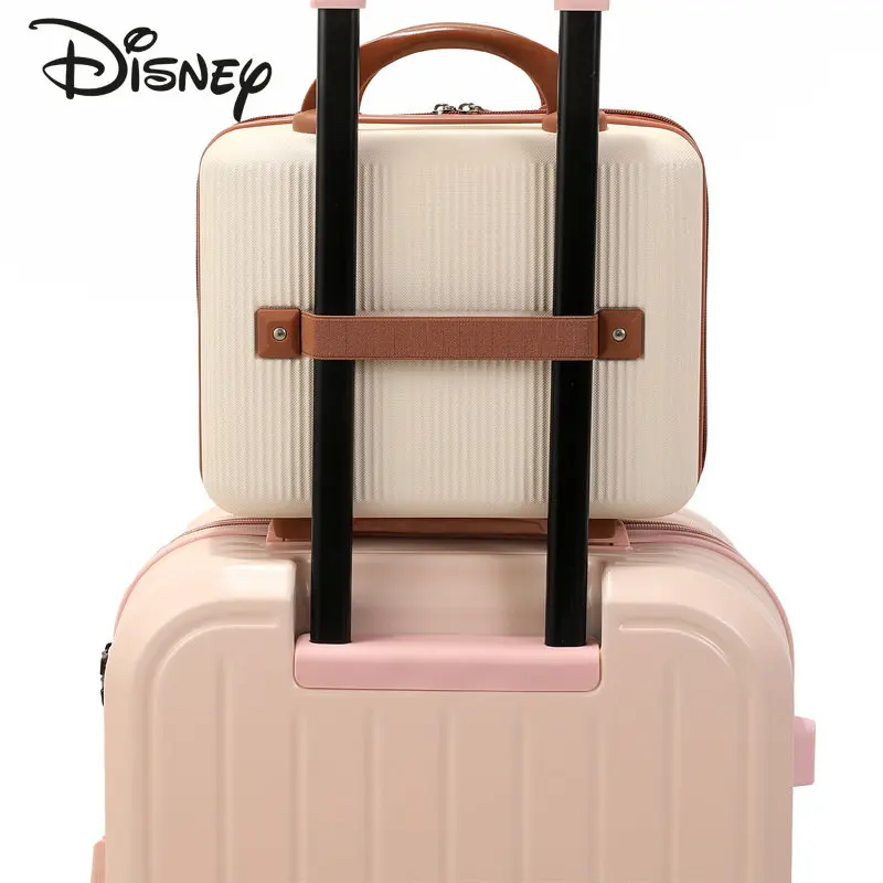 Disney Mickey New Travel Case Fashion High Quality Solid Color Handheld Makeup Bag Cartoon Short Distance Travel Storage Box