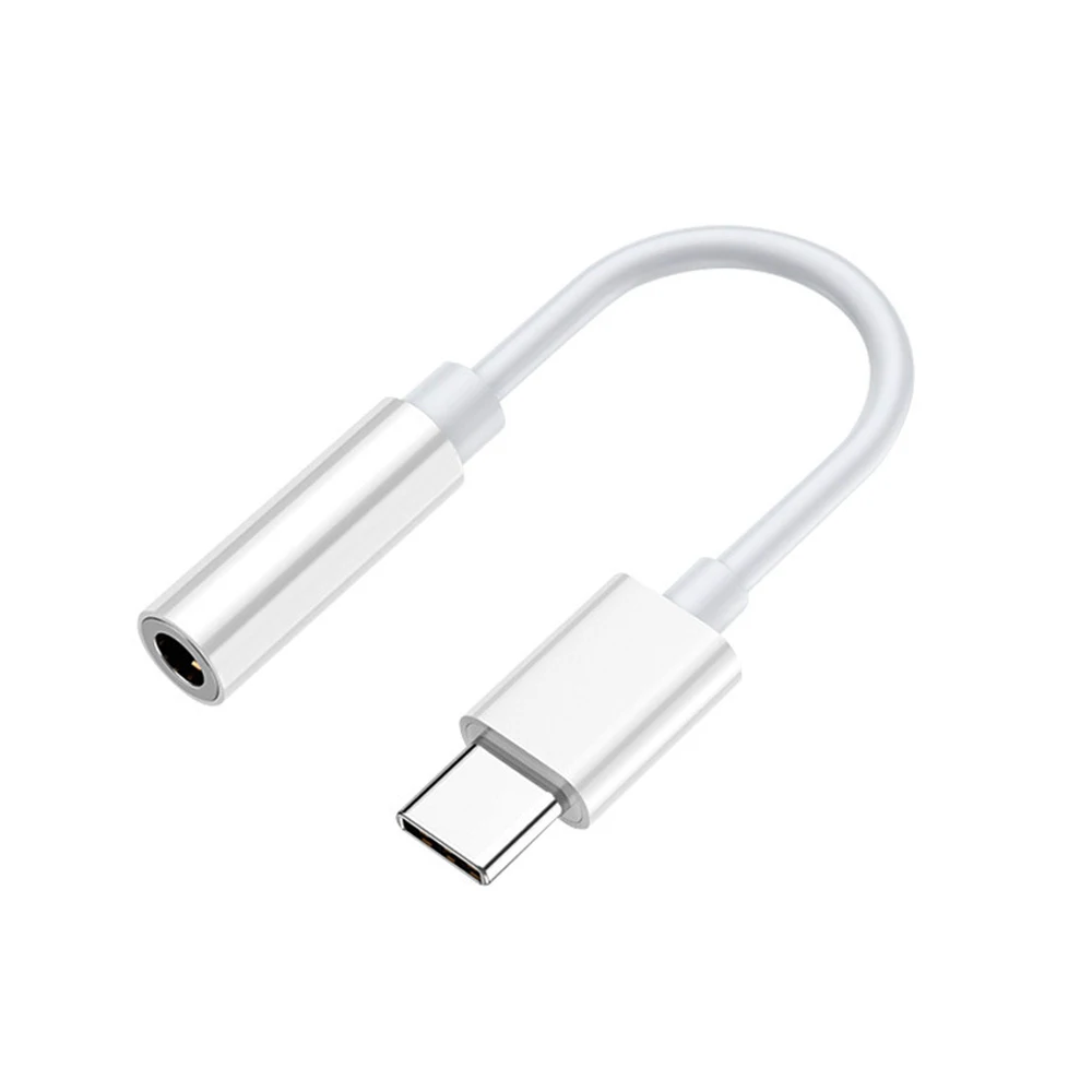 Новый адаптер для наушников USB Type-C на 3 5 мм внешний телефонов android Huawei P20 и - купить