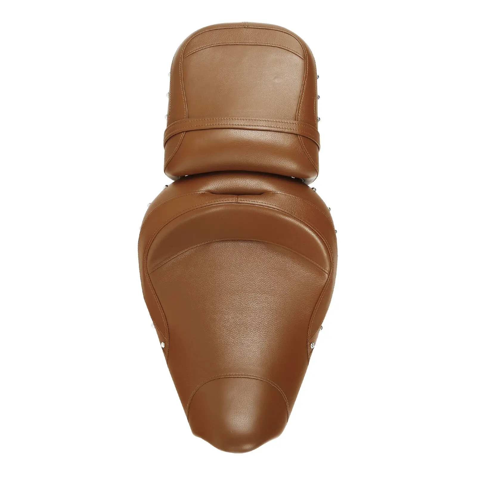 Мотоциклетное черное/коричневое водительское пассажирское сиденье для Indian Chieftain