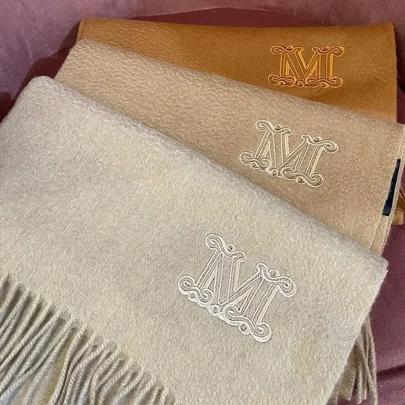 2024 новый зимний кашемировый шарф женский 100% универсальный длинный теплый