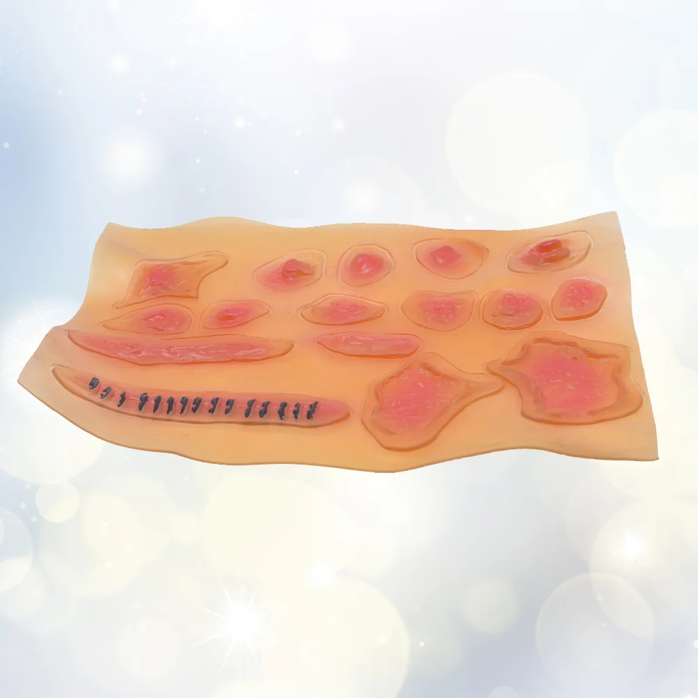 

Halloween Simulation Horrible Wound PVC Stickers Blood Injury Temporary Makeup Stickers Wound Realistic Blood Scar Pattern