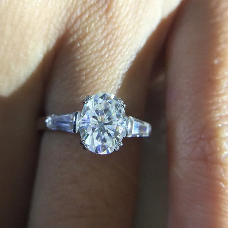 

WUKALO Classic Wedding Eternity Rings for Women Inlaid Dazzling Cubic Zirconia Elegant Lady's Finger Rings Gift Timeless Jewelry