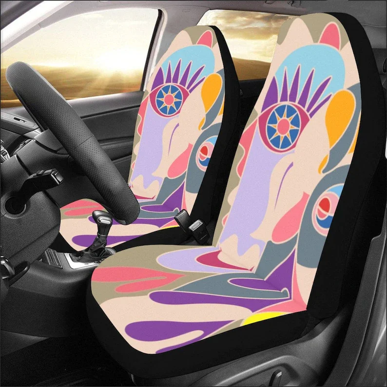 

Car Seat Cover, Abstract Car Seats Covers, Seat Protector, Car Accessories, Boho Colorful Car Seat Cover