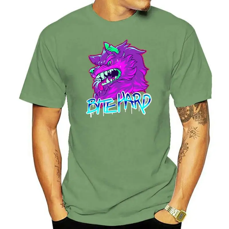 

Men tshirt BITE HARD Furry T Shirt women T-Shirt tees top