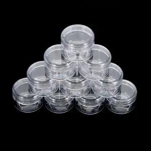 2017 New 10Pcs White Mini Cosmetic Empty Jar Pot e yeshadow Makeup Face Cream Container 70 in Pakistan