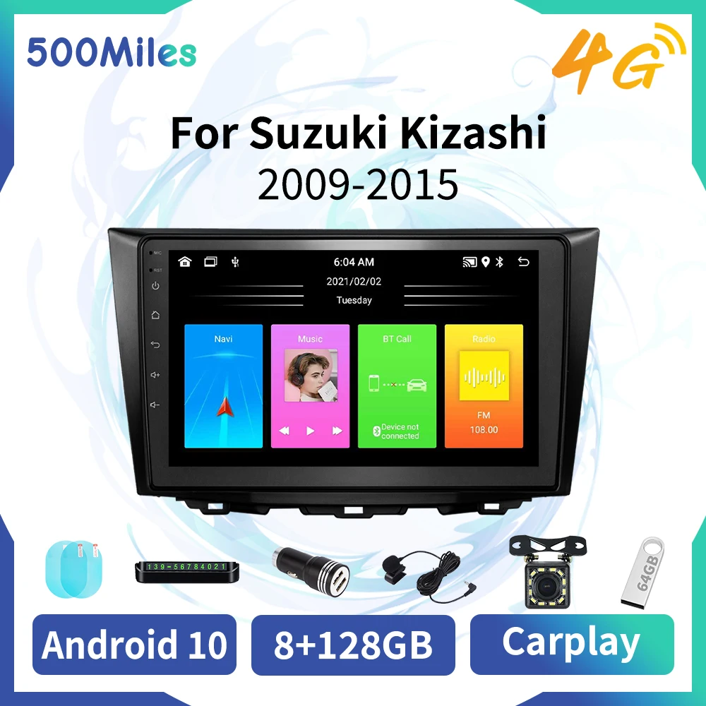 

2 Din Android Car Stereo for Suzuki Kizashi 2009-2015 Car Radio Multimedia Player Navigation FM GPS WIFI BT Head Unit Autoradio