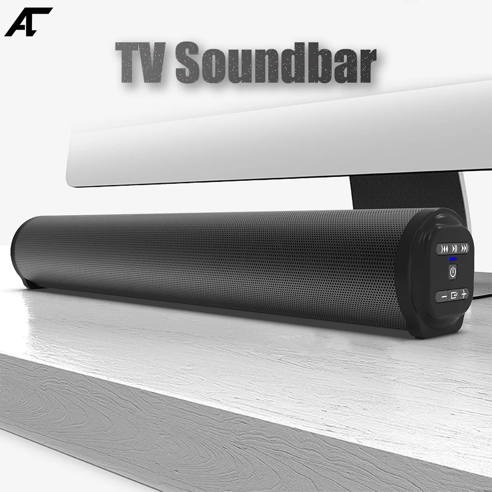 

Soundbar Wireless 3D Surround Speaker Bluetooth 5.0 Home Computer Stereo Subwoofer Sound Bar PC Laptop Theater TV Aux RCA TF USB