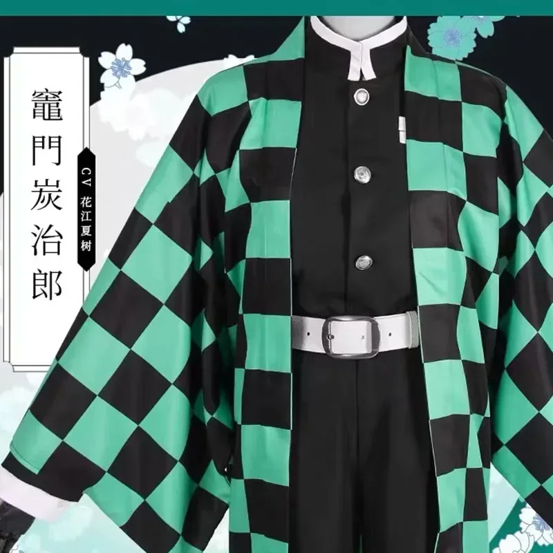 Аниме Demon Slayer Kimetsu no Yaiba Zenitsu Giyu Tanjirou Kamado Nezuko Косплей Женщины Мужчины Кимоно